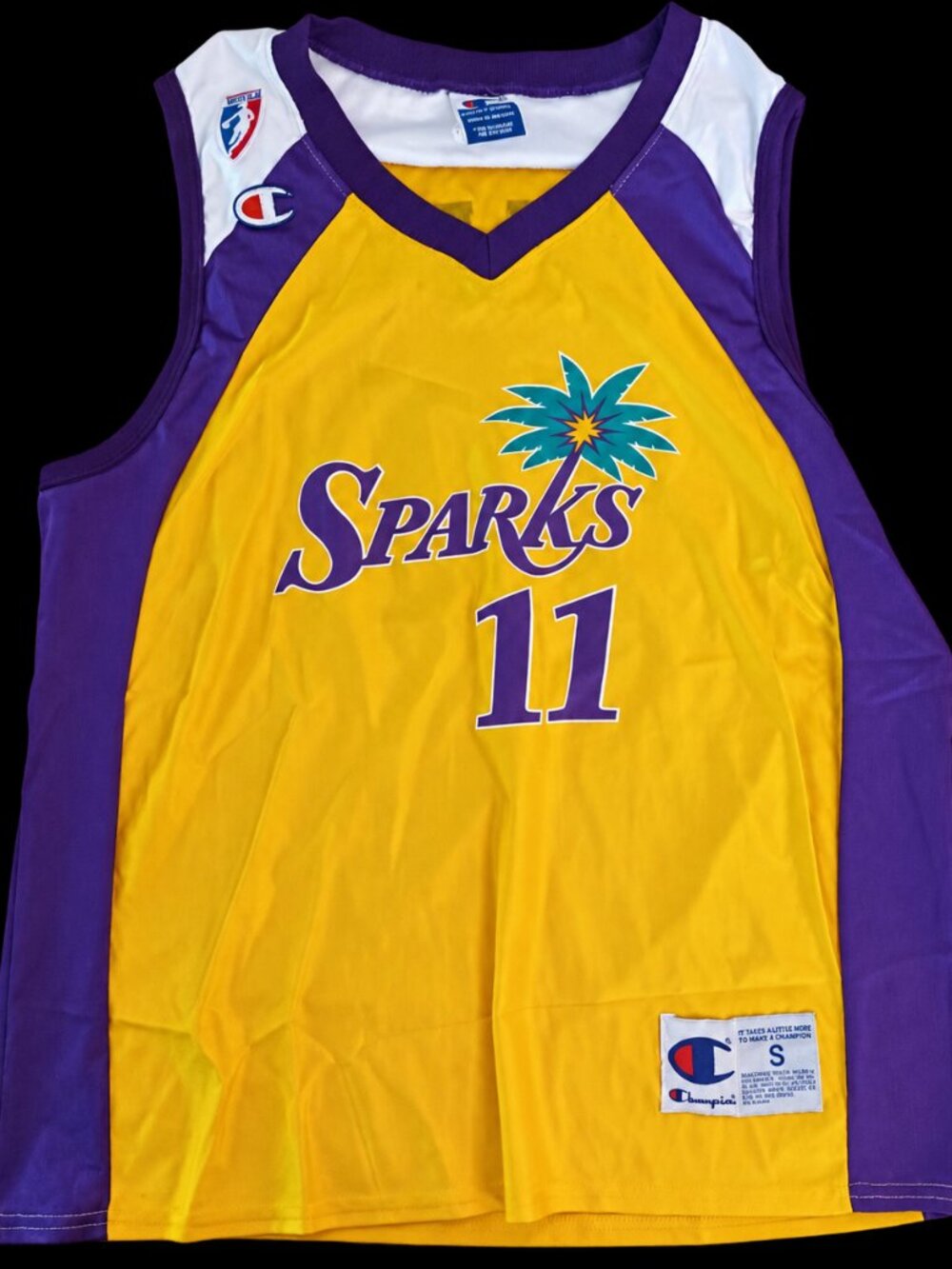Vintage Champion LA Sparks Penny Toler 11 WNBA Jersey Small 1997